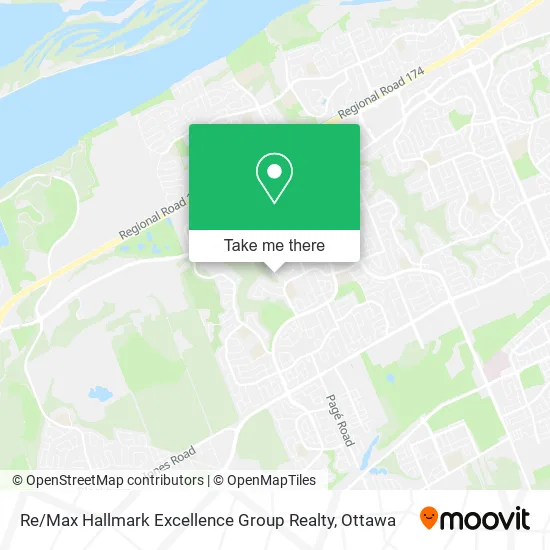 Re / Max Hallmark Excellence Group Realty map