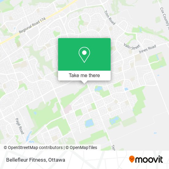 Bellefleur Fitness map