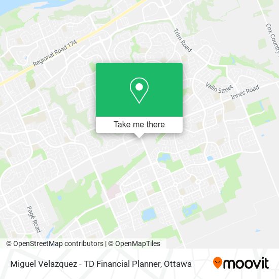 Miguel Velazquez - TD Financial Planner map