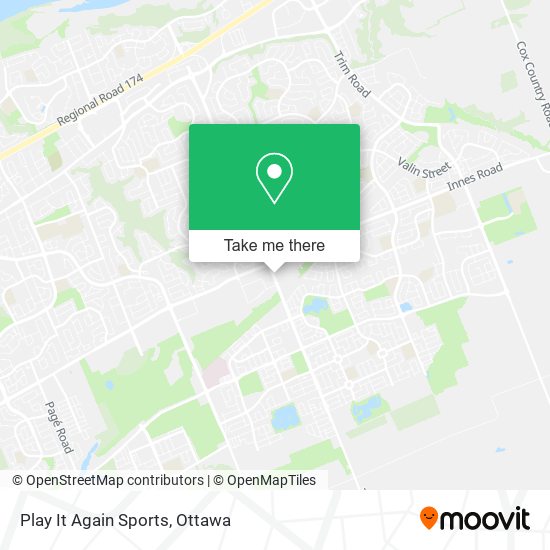 Play It Again Sports map