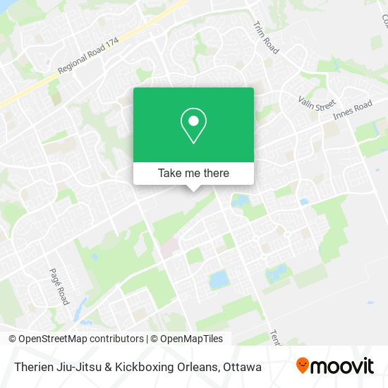 Therien Jiu-Jitsu & Kickboxing Orleans map