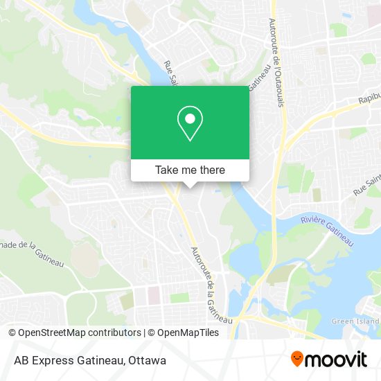 AB Express Gatineau map