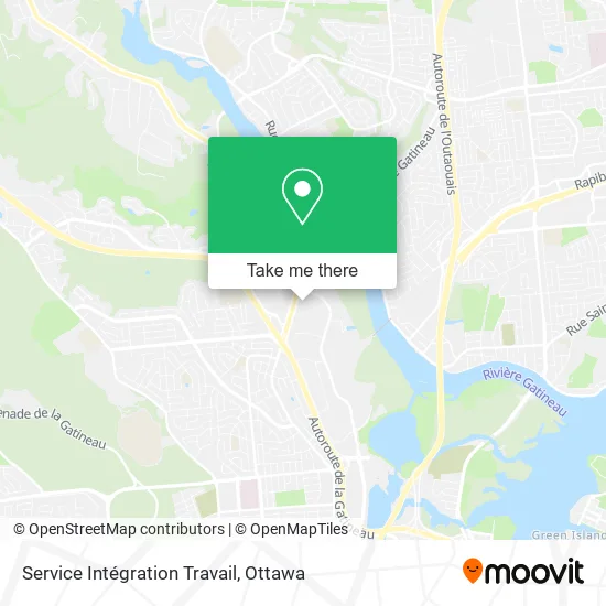 Service Intégration Travail map