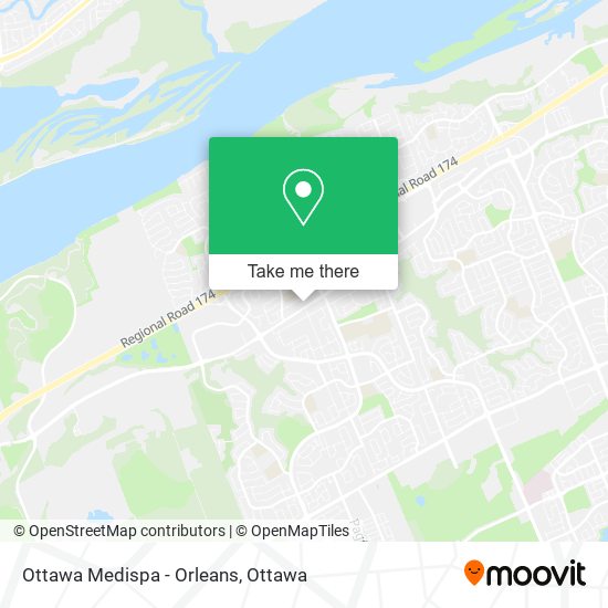 Ottawa Medispa - Orleans map