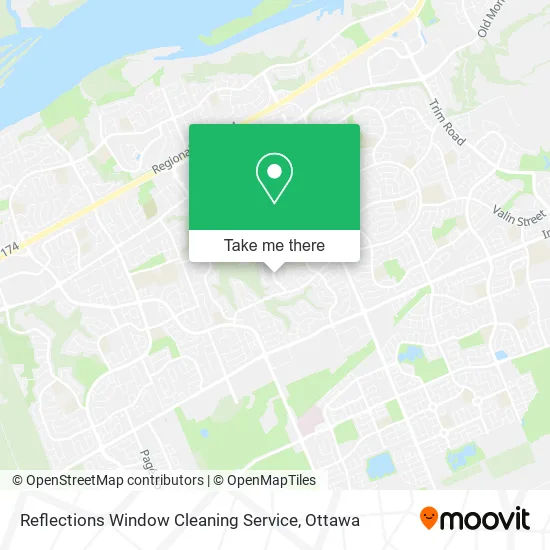 Reflections Window Cleaning Service map