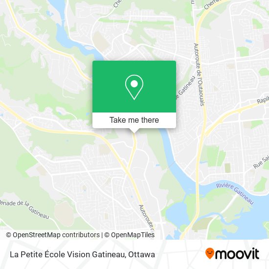 La Petite École Vision Gatineau plan
