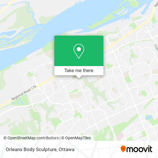 Orleans Body Sculpture map