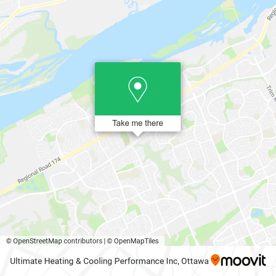 Ultimate Heating & Cooling Performance Inc map
