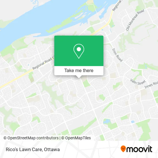 Rico's Lawn Care map