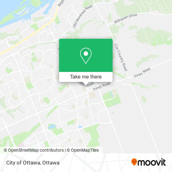 City of Ottawa map