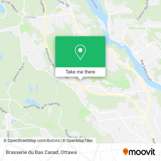 Brasserie du Bas Canad map