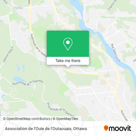 Association de l'Ouïe de l'Outaouais map