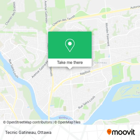 Tecnic Gatineau map