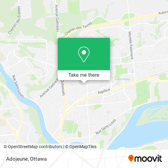 Adojeune map