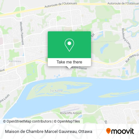 Maison de Chambre Marcel Gauvreau map