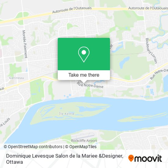 Dominique Levesque Salon de la Mariee &Designer map