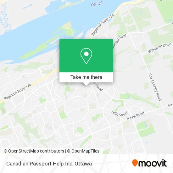 Canadian Passport Help Inc map