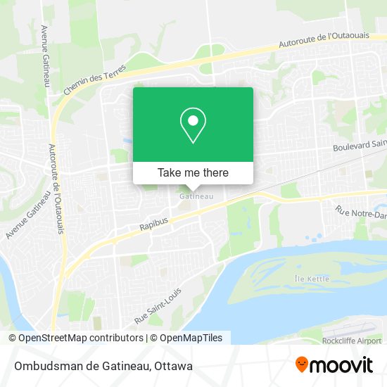 Ombudsman de Gatineau map