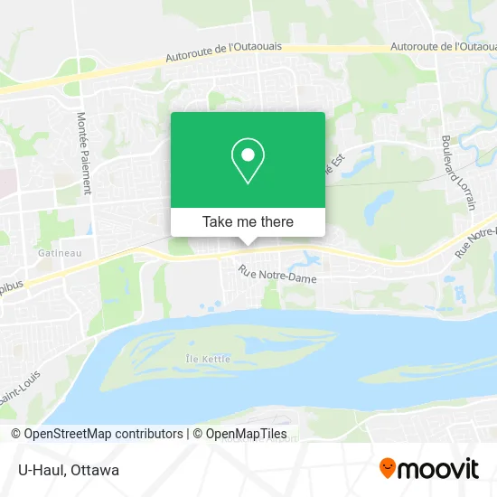 U-Haul map