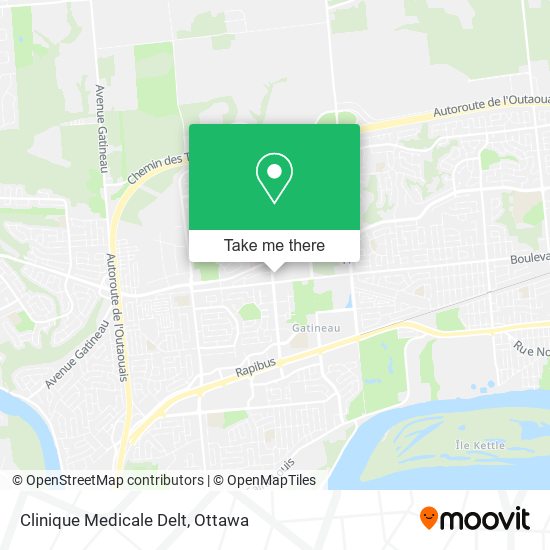 Clinique Medicale Delt map