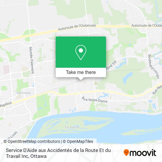 Service D'Aide aux Accidentés de la Route Et du Travail Inc plan