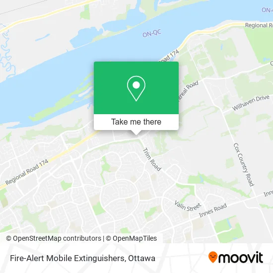 Fire-Alert Mobile Extinguishers map