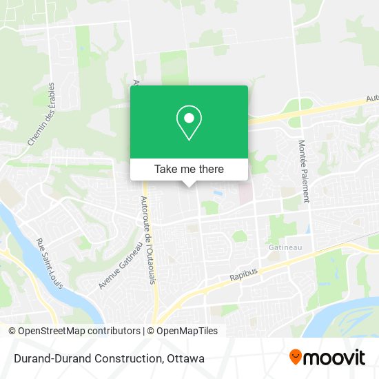 Durand-Durand Construction map