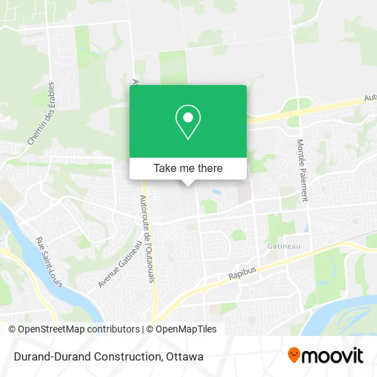 Durand-Durand Construction map