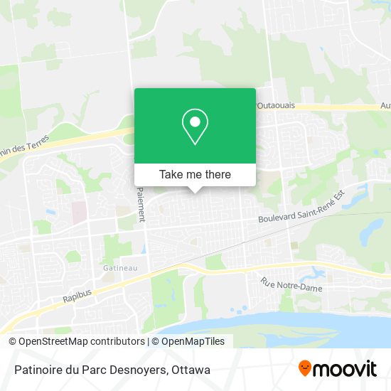 Patinoire du Parc Desnoyers map