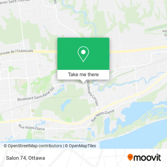 Salon 74 map