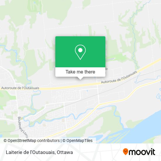 Laiterie de l'Outaouais map