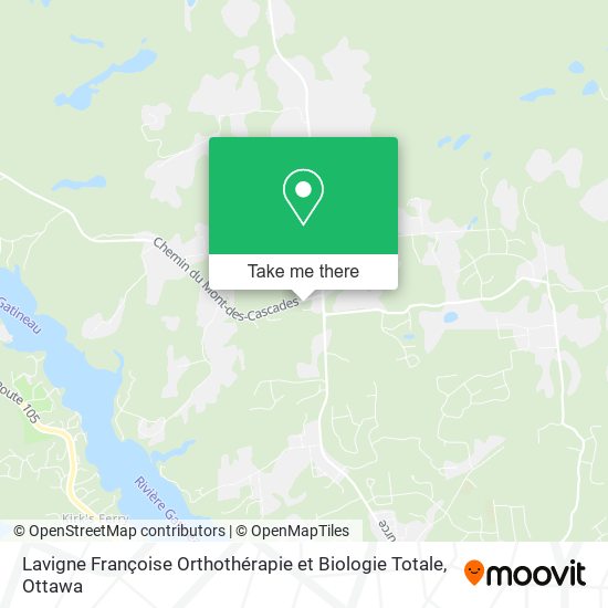 Lavigne Françoise Orthothérapie et Biologie Totale map