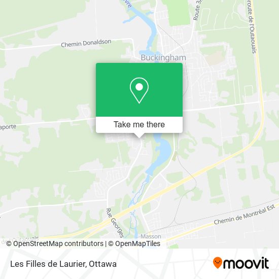 Les Filles de Laurier map