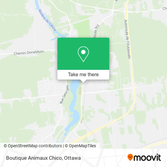 Boutique Animaux Chico map