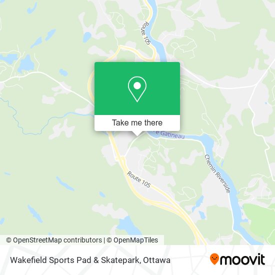 Wakefield Sports Pad & Skatepark map
