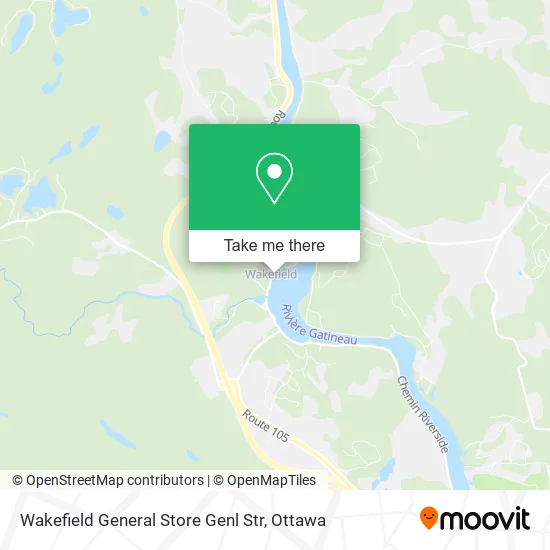 Wakefield General Store Genl Str map
