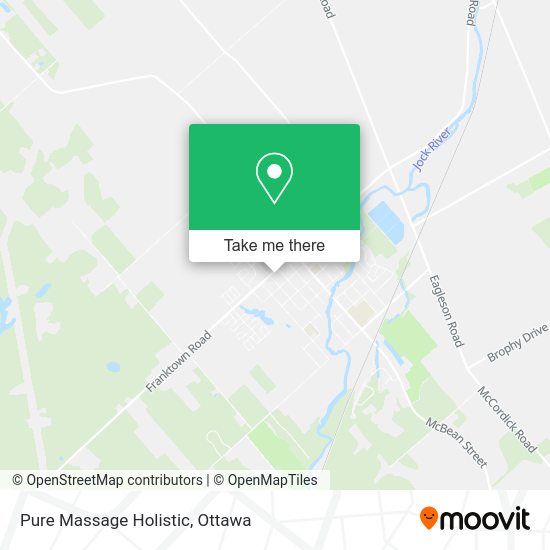 Pure Massage Holistic map