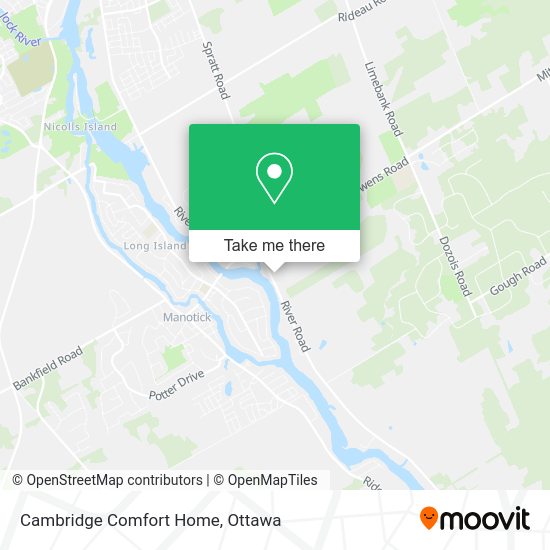 Cambridge Comfort Home map