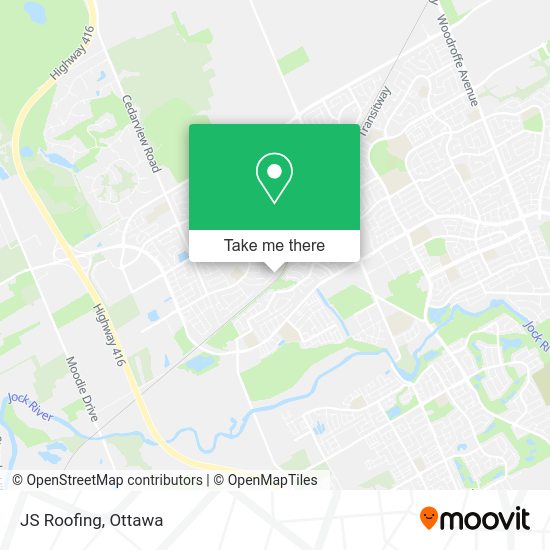 JS Roofing map