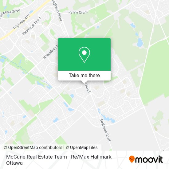 McCune Real Estate Team - Re / Max Hallmark map