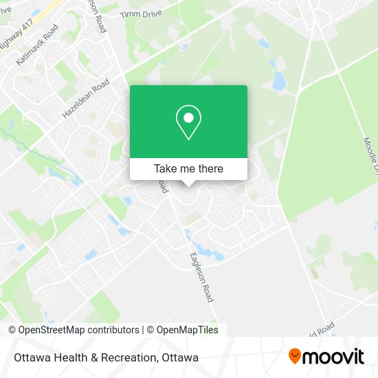 Ottawa Health & Recreation map