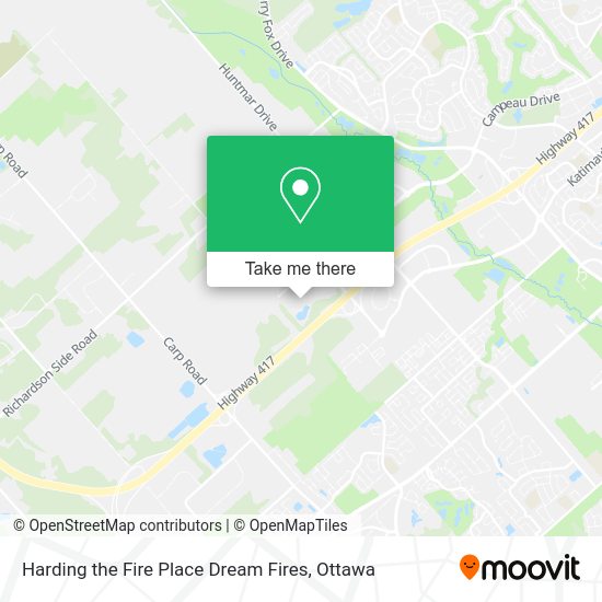 Harding the Fire Place Dream Fires map