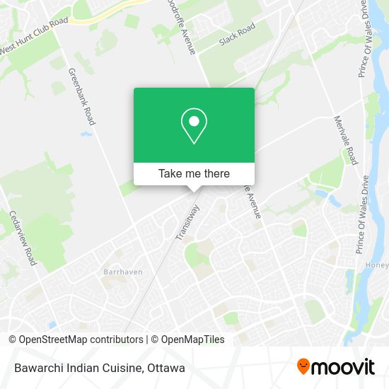 Bawarchi Indian Cuisine map
