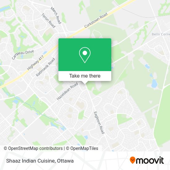 Shaaz Indian Cuisine map