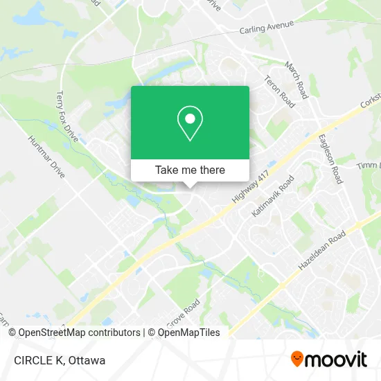 CIRCLE K map