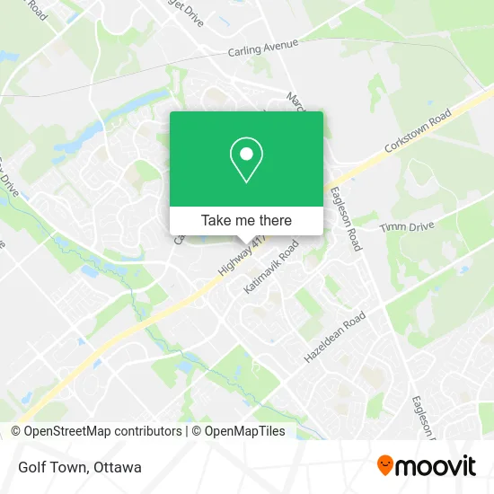 Golf Town map