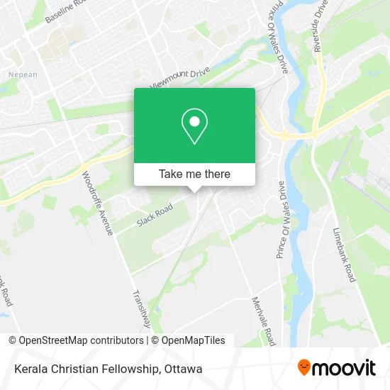Kerala Christian Fellowship map