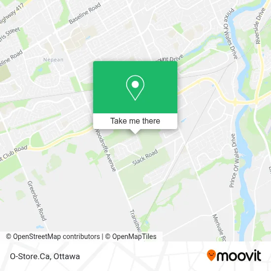 O-Store.Ca map