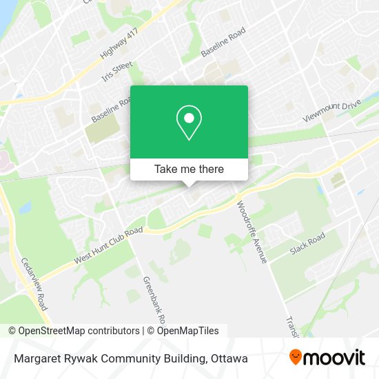 Margaret Rywak Community Building map