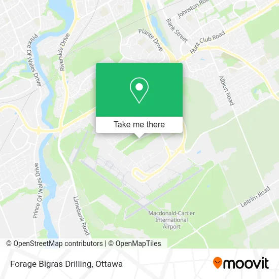 Forage Bigras Drilling map